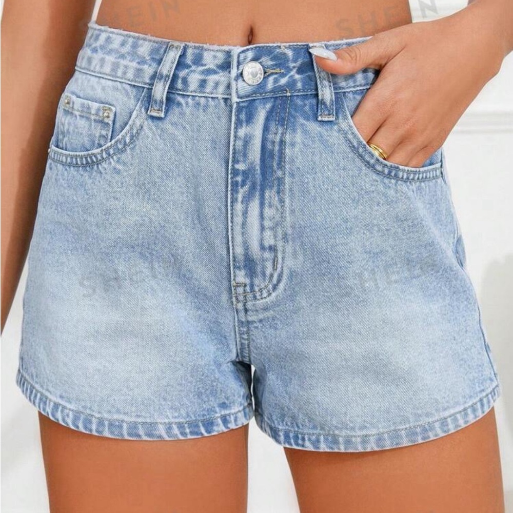 Denim shorts